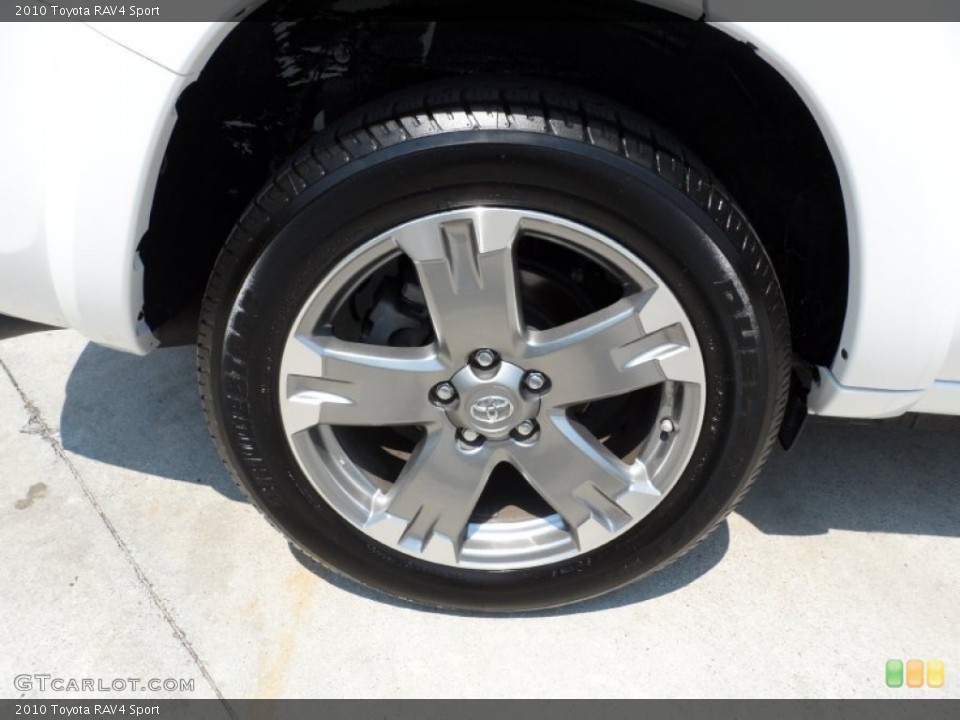 2010 Toyota RAV4 Sport Wheel and Tire Photo #50047269