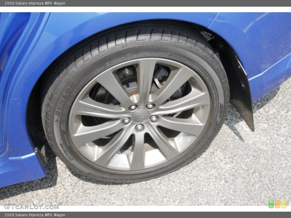 2009 Subaru Impreza WRX Wagon Wheel and Tire Photo #50047323