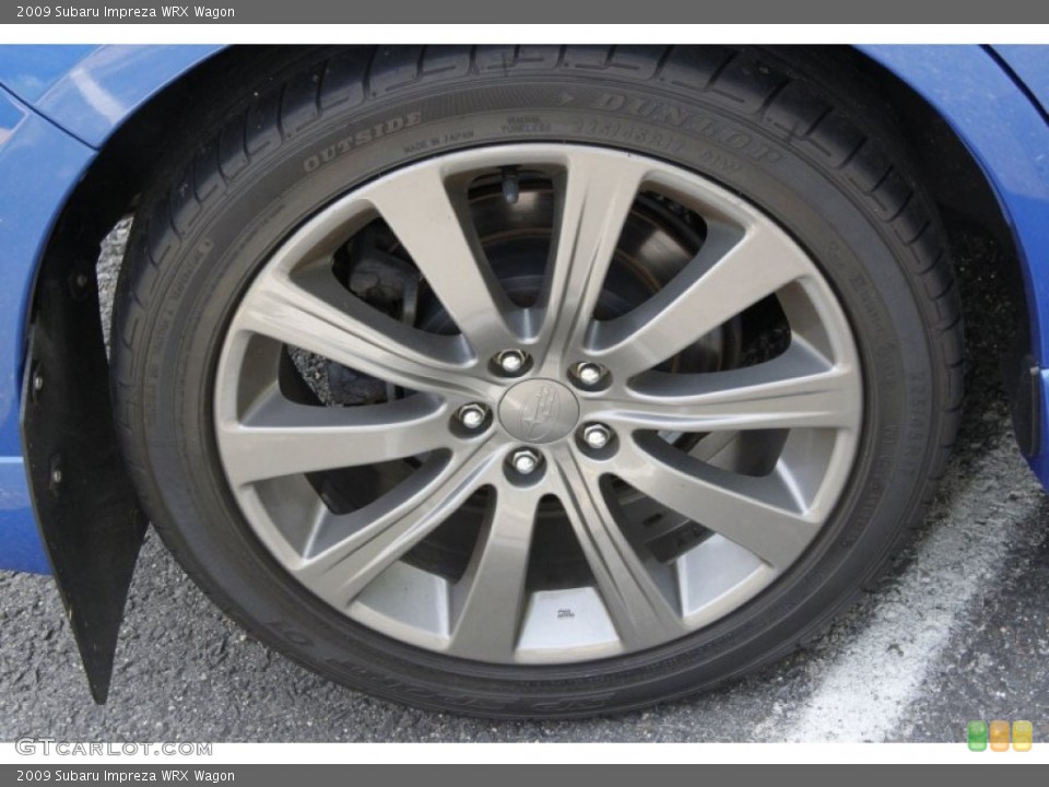 2009 Subaru Impreza WRX Wagon Wheel and Tire Photo #50047371