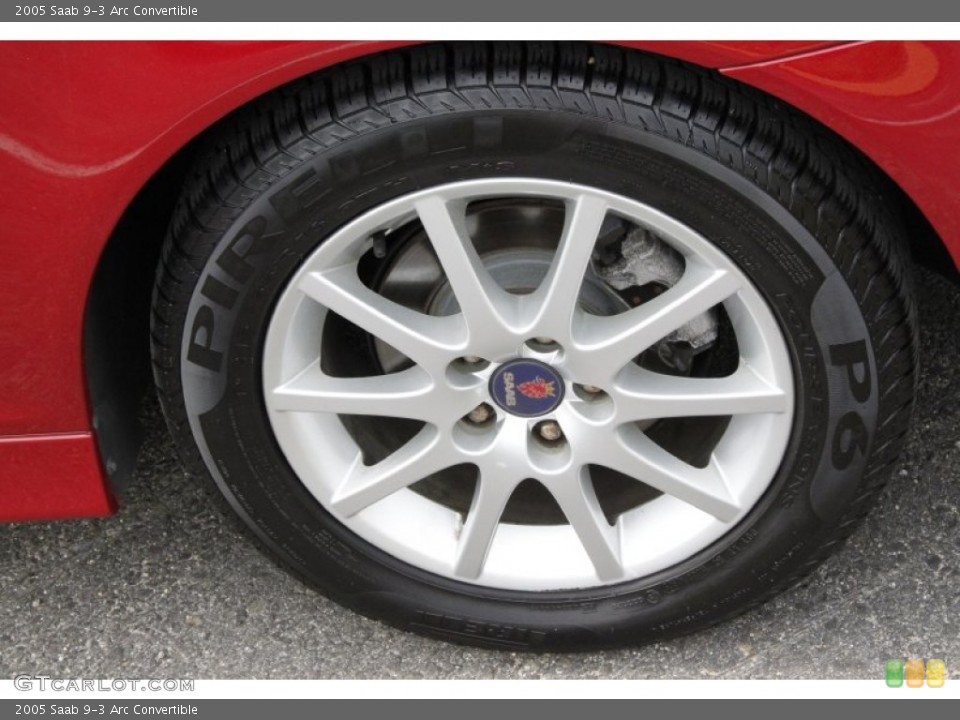 2005 Saab 9-3 Arc Convertible Wheel and Tire Photo #50049735