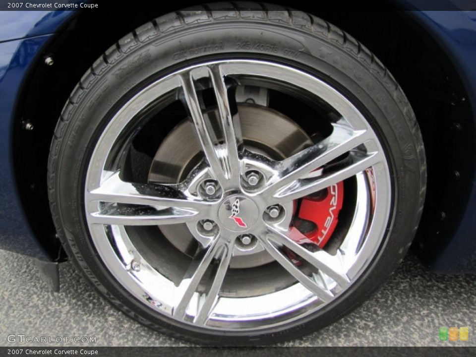 2007 Chevrolet Corvette Coupe Wheel and Tire Photo #50058574