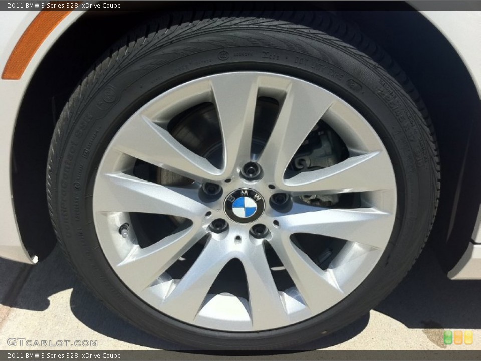 2011 BMW 3 Series 328i xDrive Coupe Wheel and Tire Photo #50069977