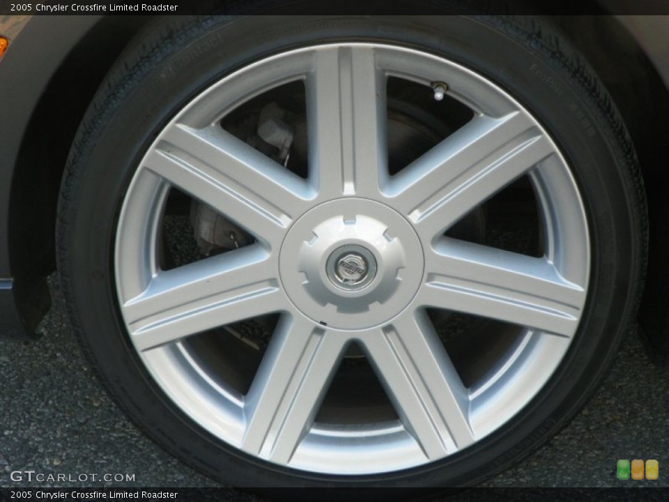 2005 Chrysler Crossfire Limited Roadster Wheel and Tire Photo #50076742