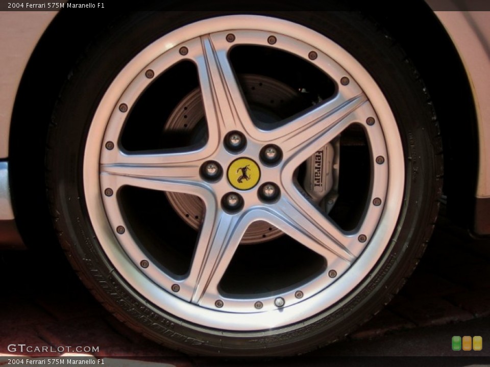 2004 Ferrari 575M Maranello F1 Wheel and Tire Photo #50080114