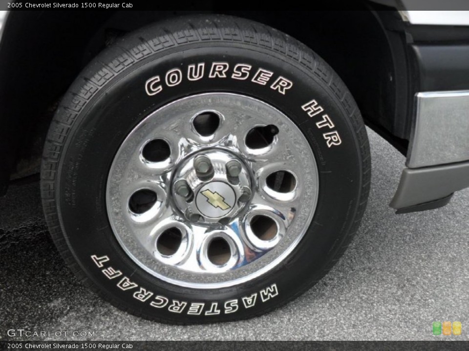 2005 Chevrolet Silverado 1500 Regular Cab Wheel and Tire Photo #50083997