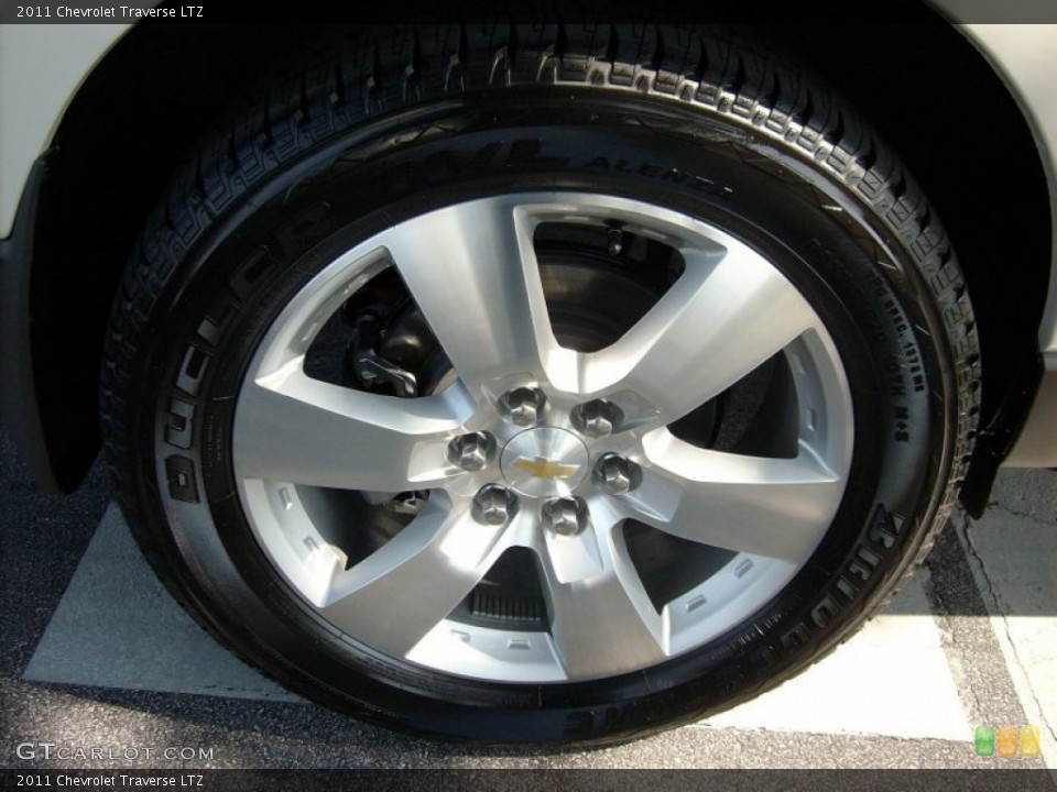 2011 Chevrolet Traverse LTZ Wheel and Tire Photo #50087766