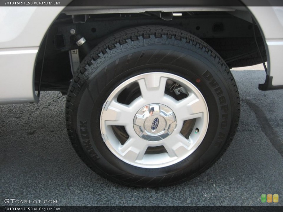 2010 Ford F150 XL Regular Cab Wheel and Tire Photo #50093004