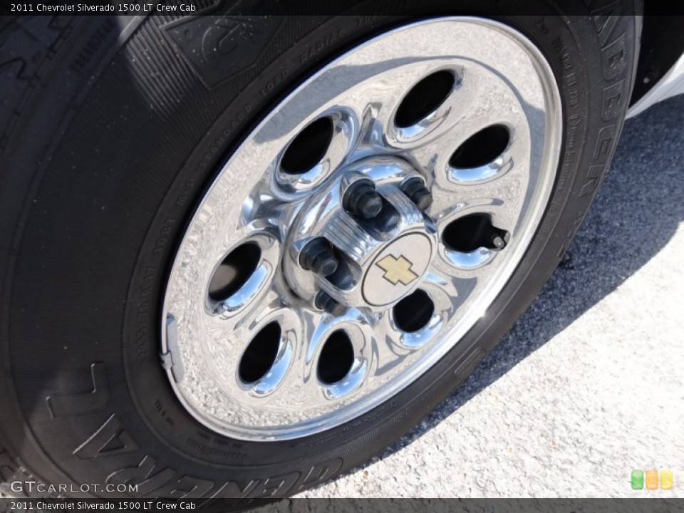 2011 Chevrolet Silverado 1500 LT Crew Cab Wheel and Tire Photo #50093355