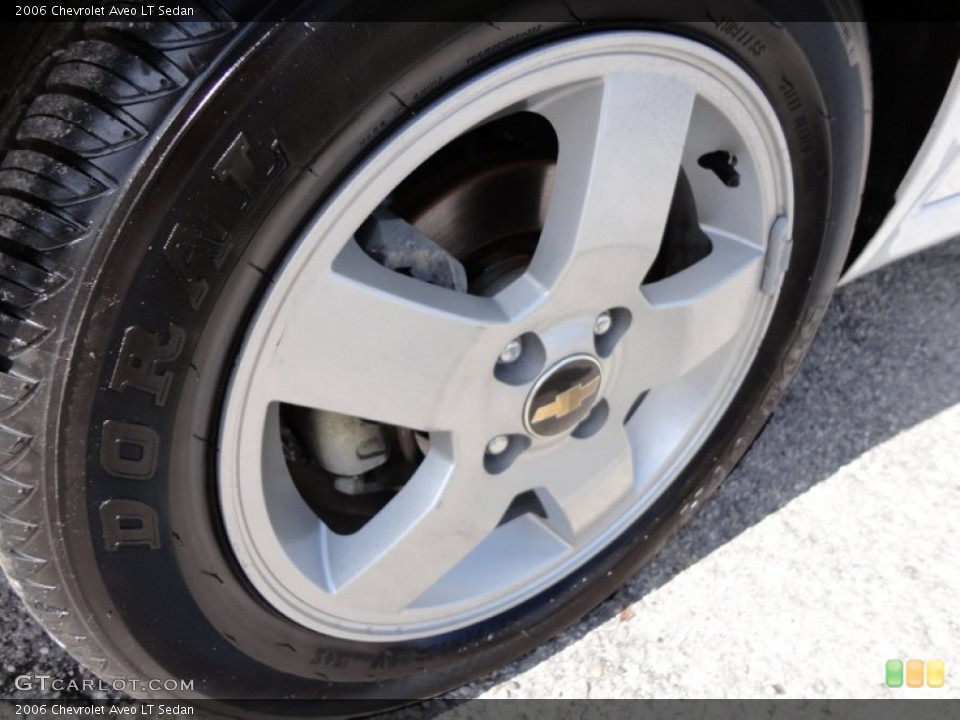 2006 Chevrolet Aveo LT Sedan Wheel and Tire Photo #50093838