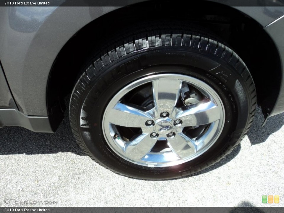 2010 Ford Escape Limited Wheel and Tire Photo #50097786