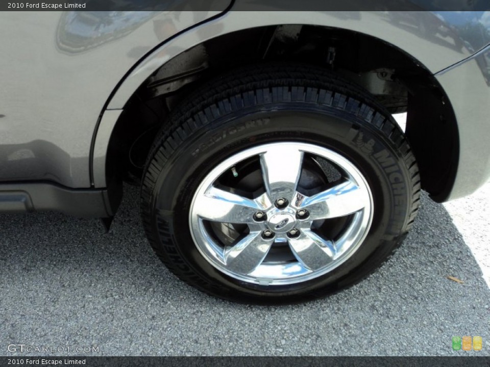 2010 Ford Escape Limited Wheel and Tire Photo #50097927