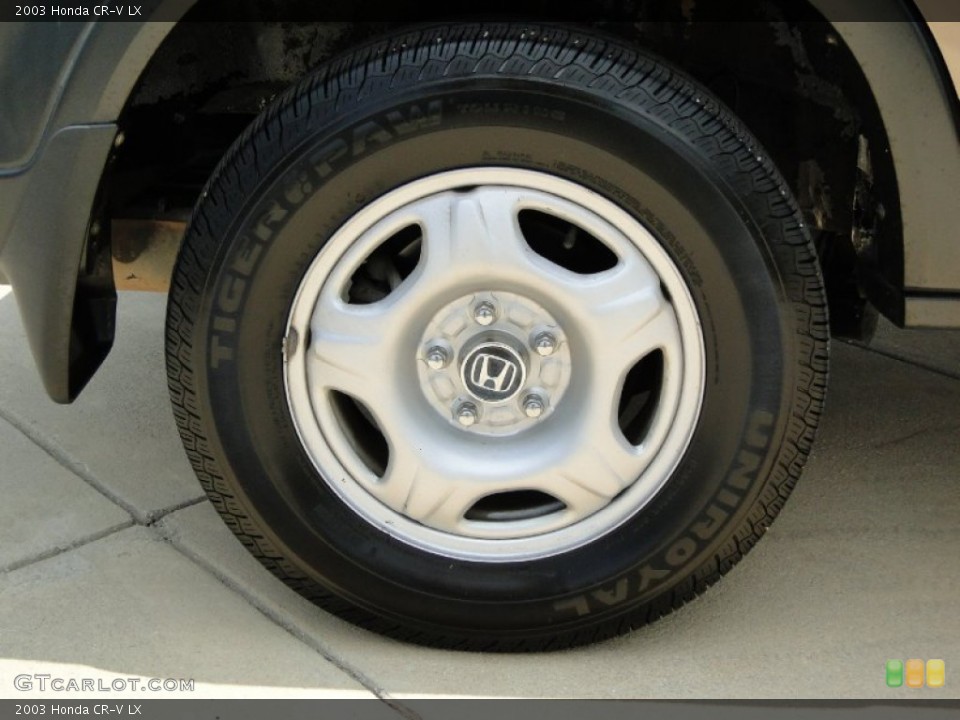 2003 Honda CR-V LX Wheel and Tire Photo #50104302