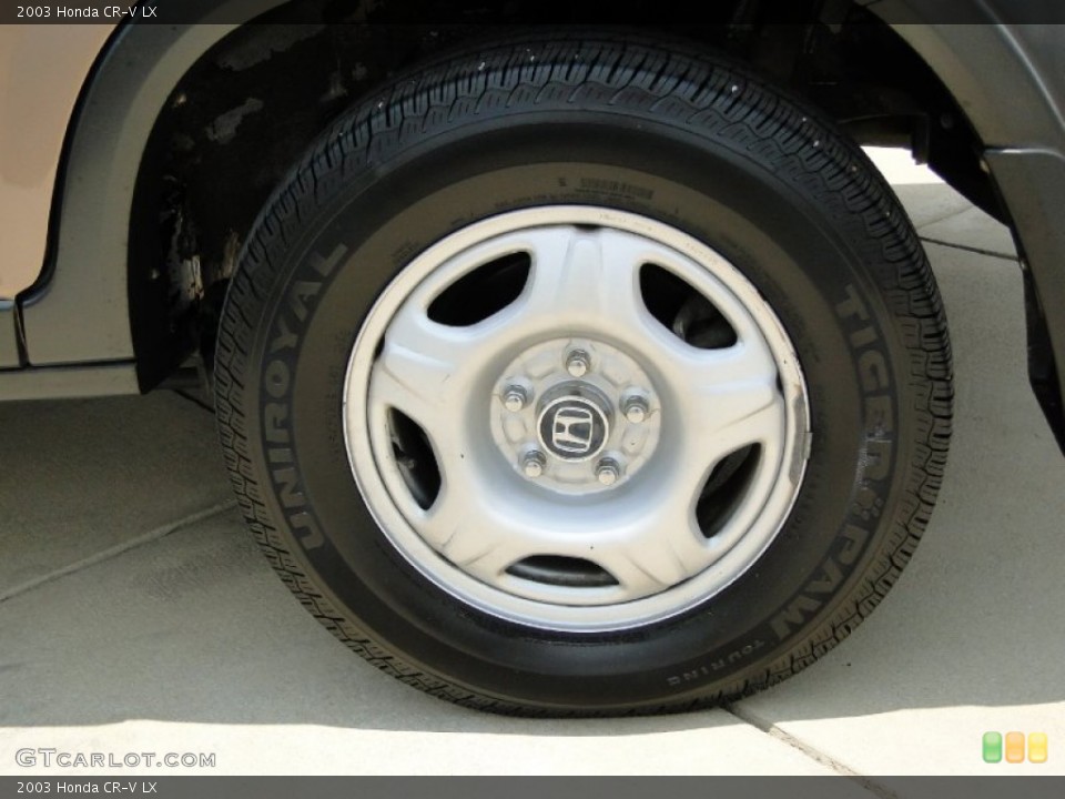2003 Honda CR-V LX Wheel and Tire Photo #50104317