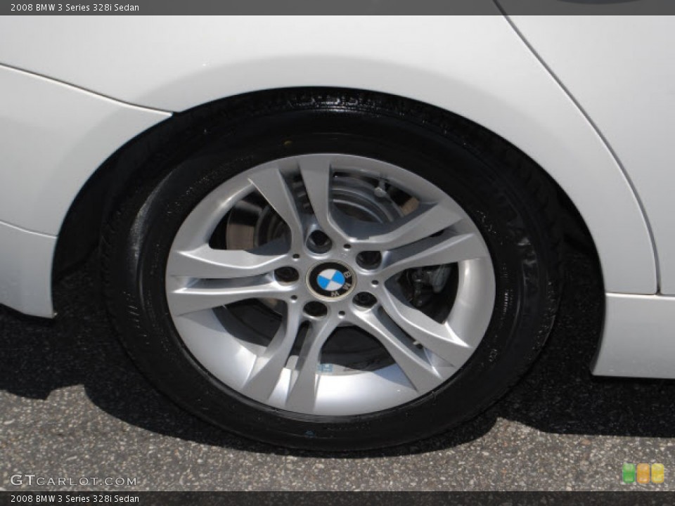 2008 BMW 3 Series 328i Sedan Wheel and Tire Photo #50105913