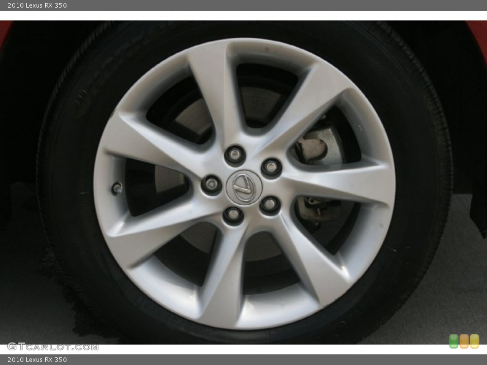 2010 Lexus RX 350 Wheel and Tire Photo #50112732