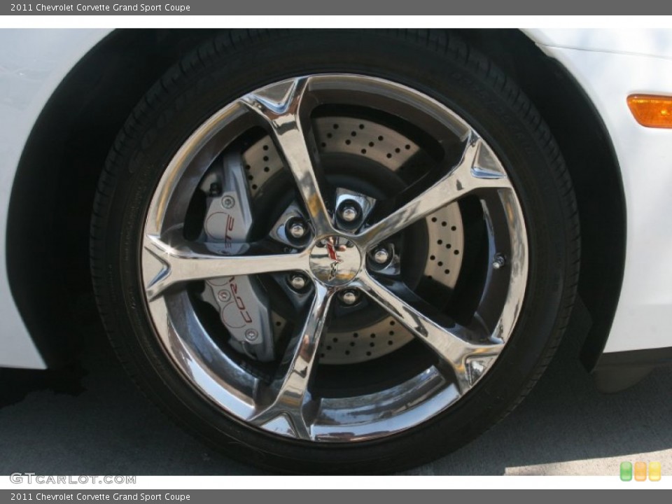 2011 Chevrolet Corvette Grand Sport Coupe Wheel and Tire Photo #50115342