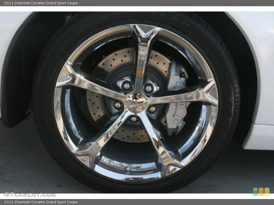 2011 Chevrolet Corvette Grand Sport Coupe Wheel and Tire Photo #50115351