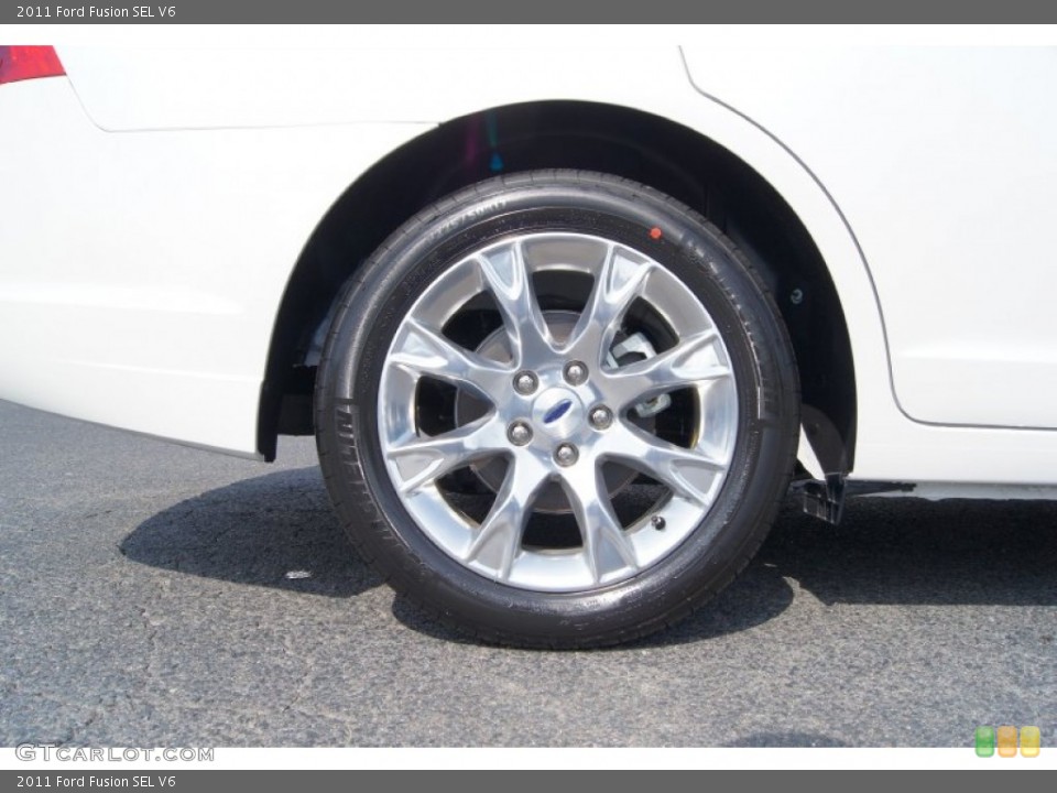2011 Ford Fusion SEL V6 Wheel and Tire Photo #50115432