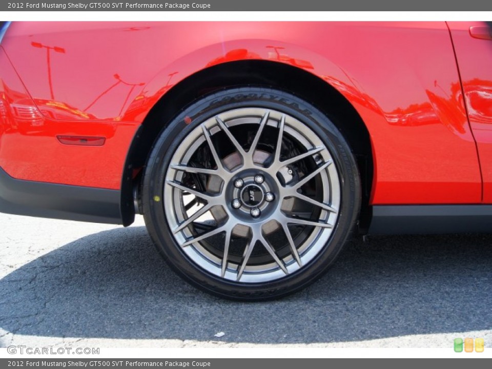 2012 Ford Mustang Shelby GT500 SVT Performance Package Coupe Wheel and Tire Photo #50116011