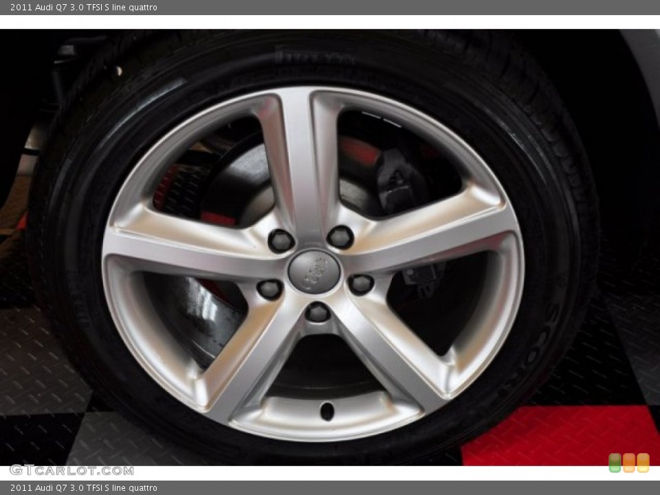 2011 Audi Q7 3.0 TFSI S line quattro Wheel and Tire Photo #50119170