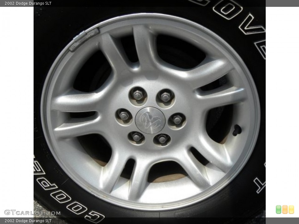 2002 Dodge Durango SLT Wheel and Tire Photo #50119782