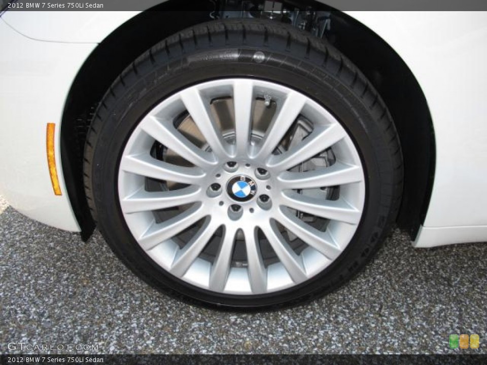 2012 BMW 7 Series 750Li Sedan Wheel and Tire Photo #50120535