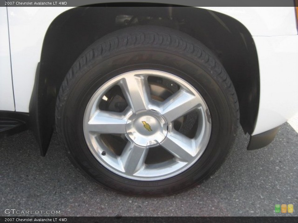 2007 Chevrolet Avalanche LT 4WD Wheel and Tire Photo #50129505