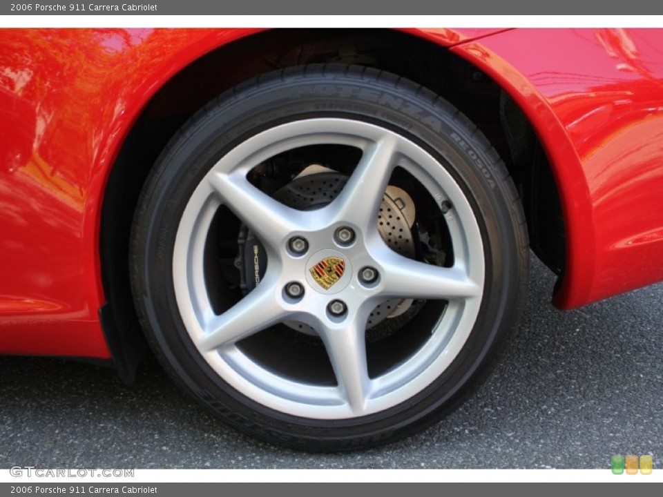 2006 Porsche 911 Carrera Cabriolet Wheel and Tire Photo #50131755
