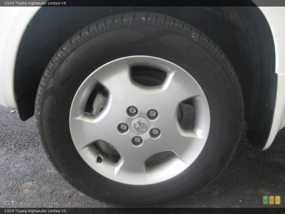 2004 Toyota Highlander Limited V6 Wheel and Tire Photo #50135751