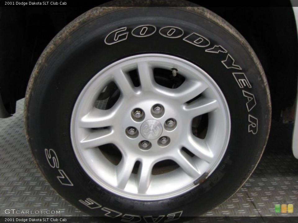2001 Dodge Dakota SLT Club Cab Wheel and Tire Photo #50136412