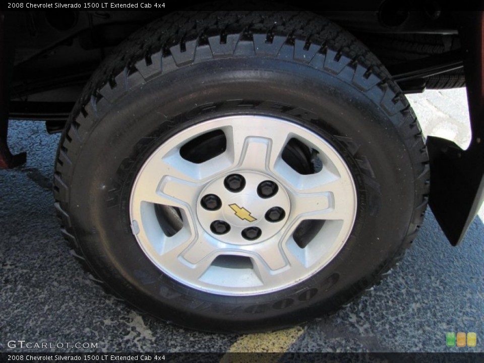 2008 Chevrolet Silverado 1500 LT Extended Cab 4x4 Wheel and Tire Photo #50140804