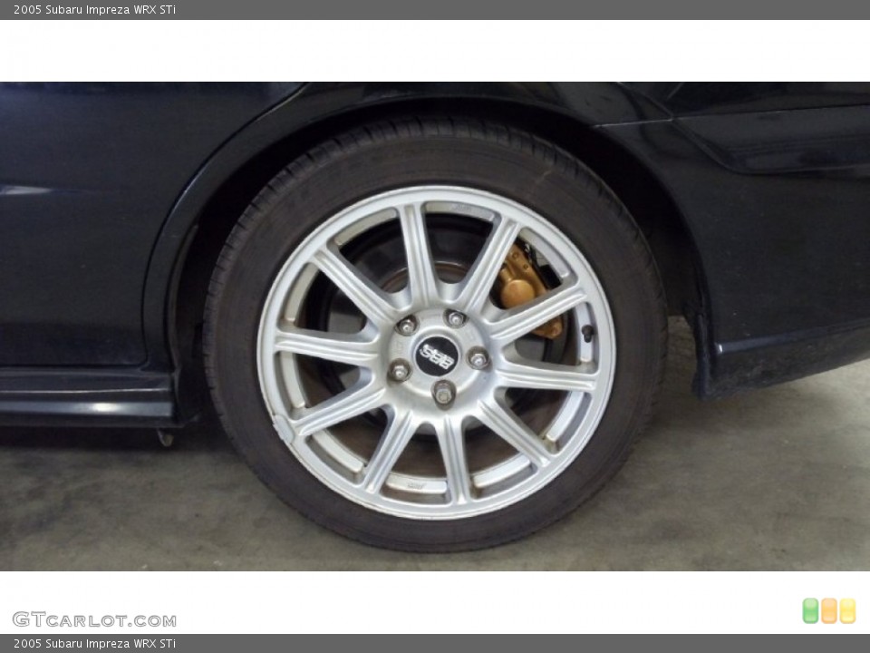 2005 Subaru Impreza WRX STi Wheel and Tire Photo #50142655