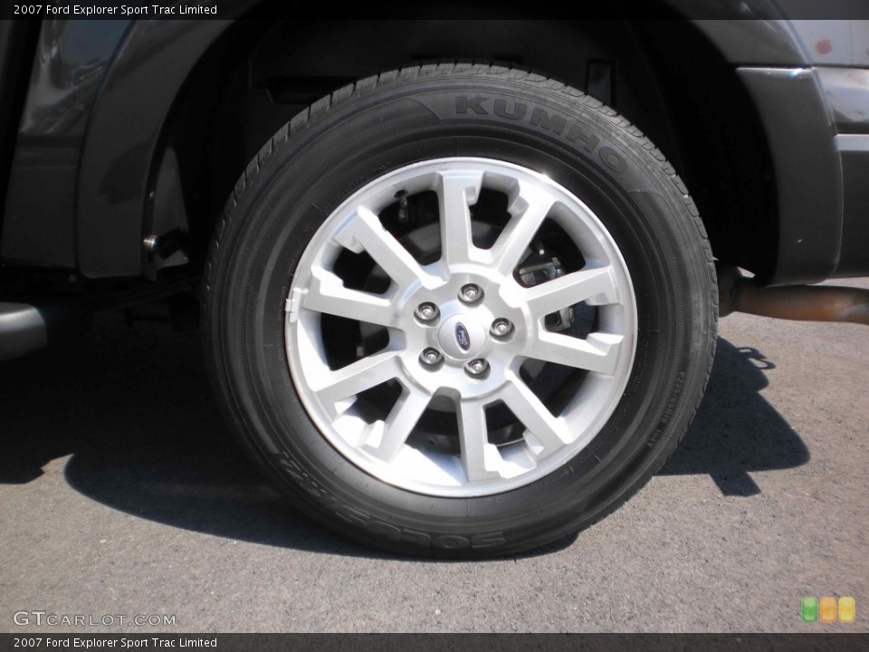 2007 Ford Explorer Sport Trac Limited Wheel and Tire Photo #50143954