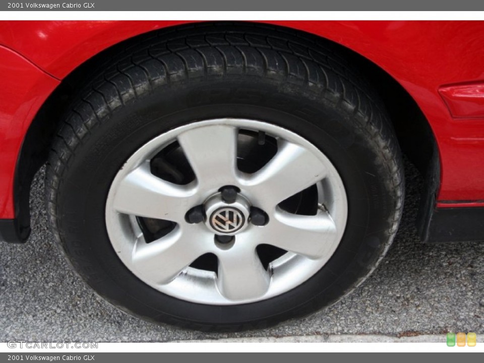 2001 Volkswagen Cabrio GLX Wheel and Tire Photo #50144833