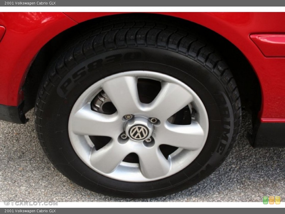 2001 Volkswagen Cabrio GLX Wheel and Tire Photo #50144851