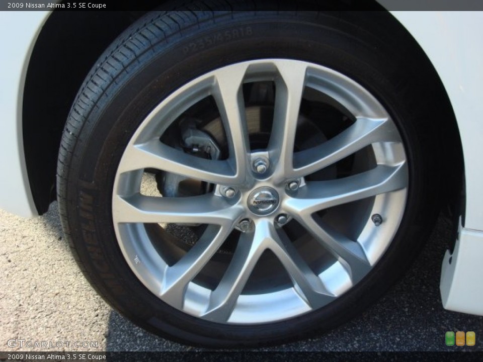 2009 Nissan Altima 3.5 SE Coupe Wheel and Tire Photo #50153696