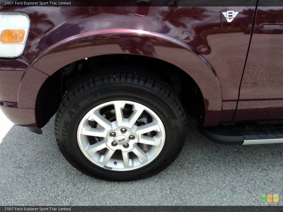 2007 Ford Explorer Sport Trac Limited Wheel and Tire Photo #50165675