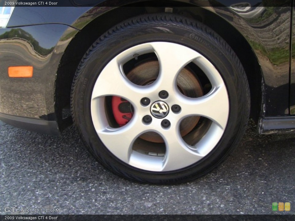 2009 Volkswagen GTI 4 Door Wheel and Tire Photo #50167211