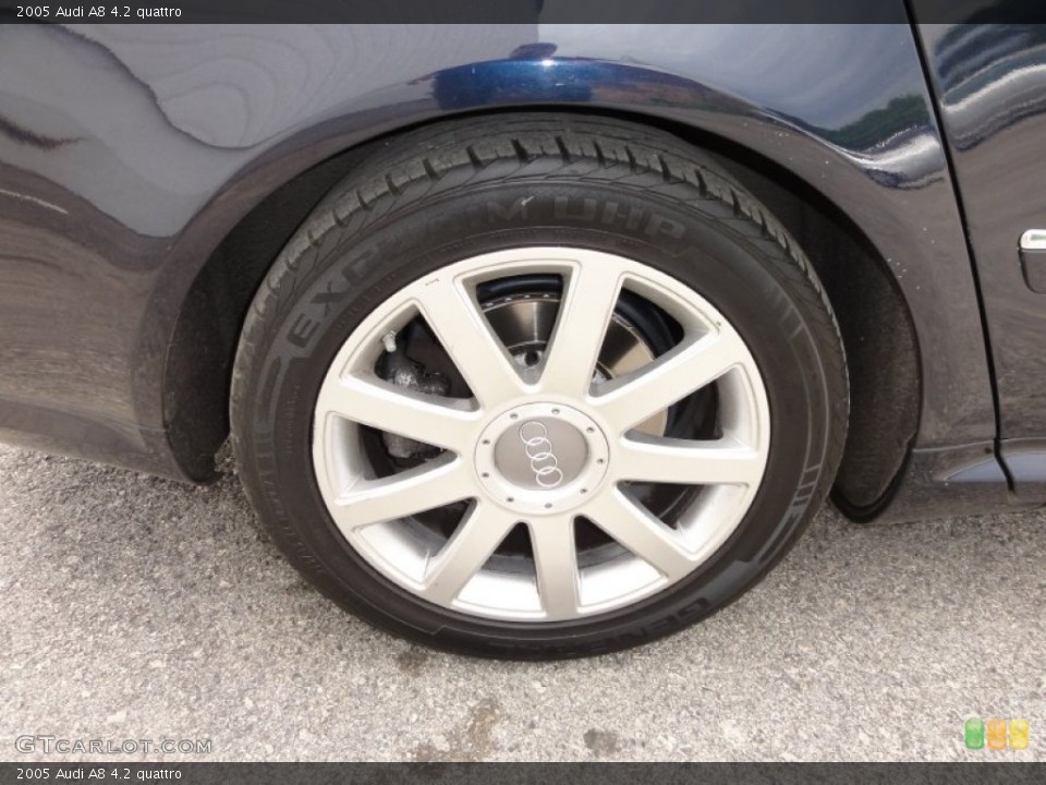 2005 Audi A8 4.2 quattro Wheel and Tire Photo #50169488