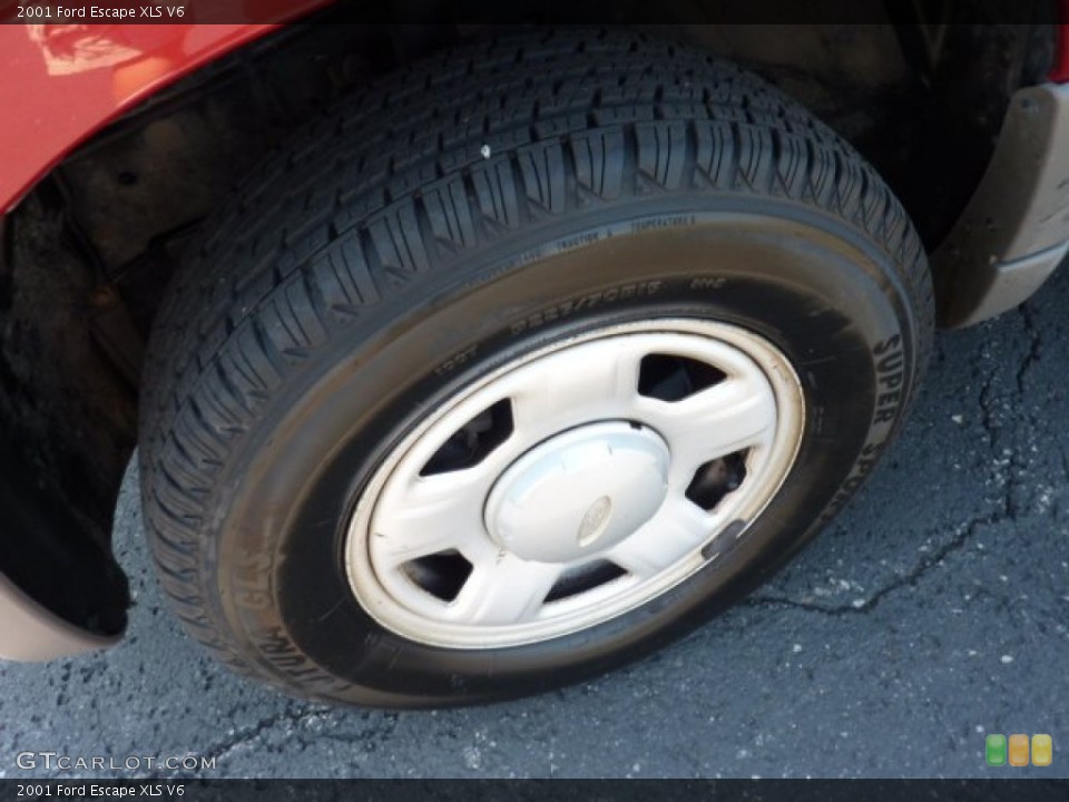 2001 Ford Escape XLS V6 Wheel and Tire Photo #50171552