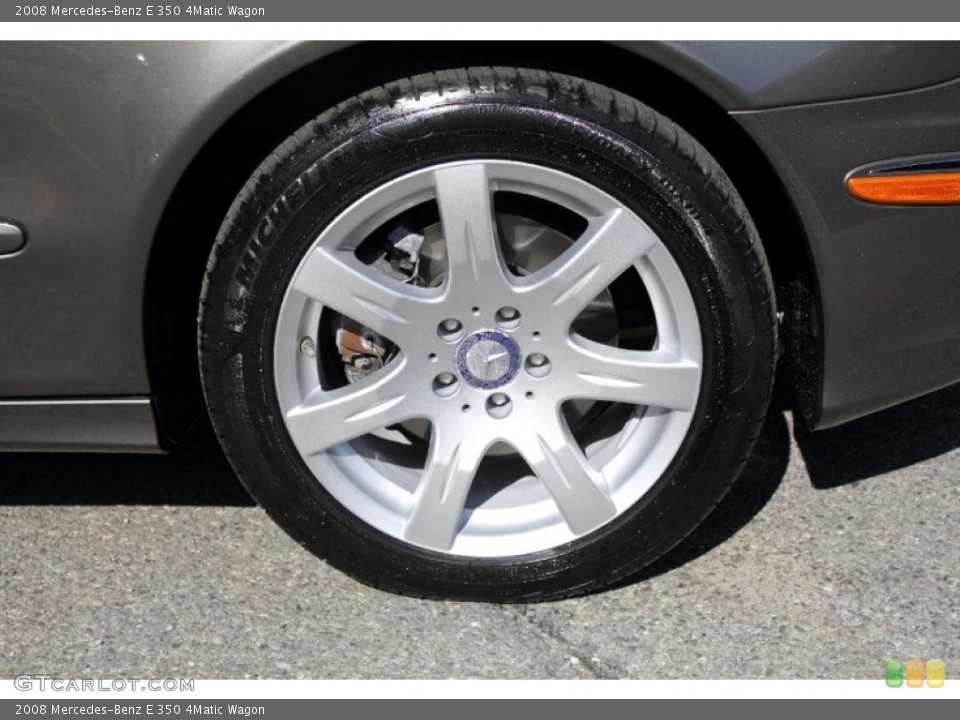 2008 Mercedes-Benz E 350 4Matic Wagon Wheel and Tire Photo #50172638