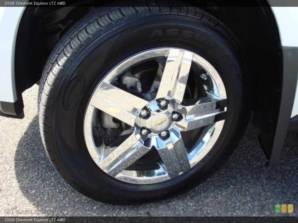 2008 Chevrolet Equinox LTZ AWD Wheel and Tire Photo #50177468