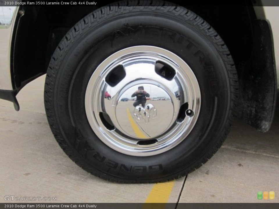 2010 Dodge Ram 3500 Laramie Crew Cab 4x4 Dually Wheel and Tire Photo #50178539