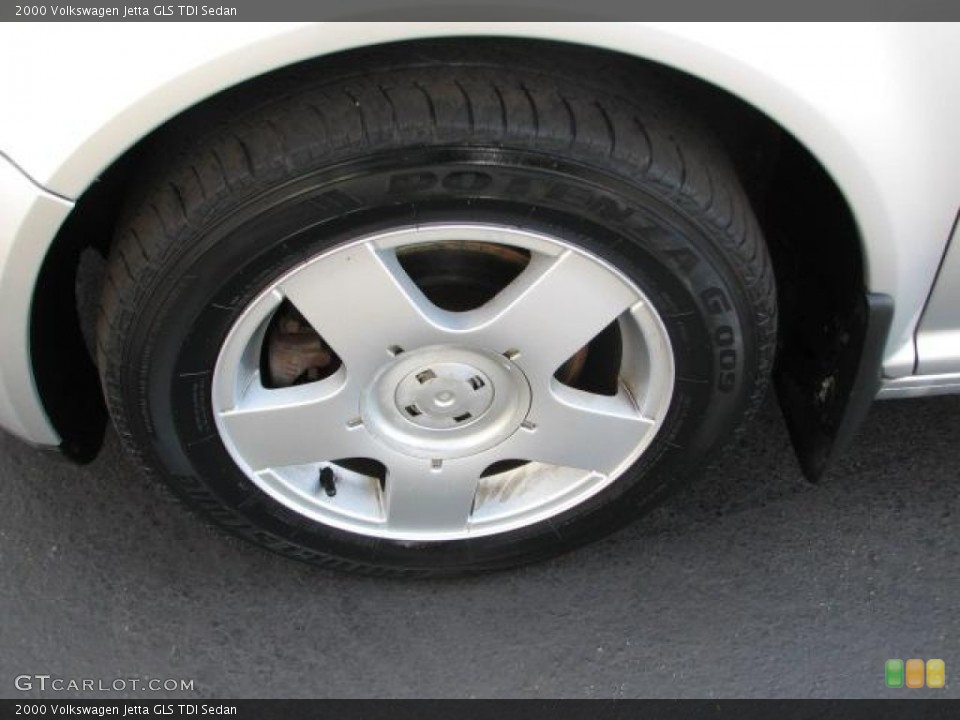 2000 Volkswagen Jetta GLS TDI Sedan Wheel and Tire Photo #50179052