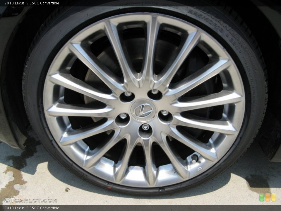 2010 Lexus IS 350C Convertible Wheel and Tire Photo #50183456