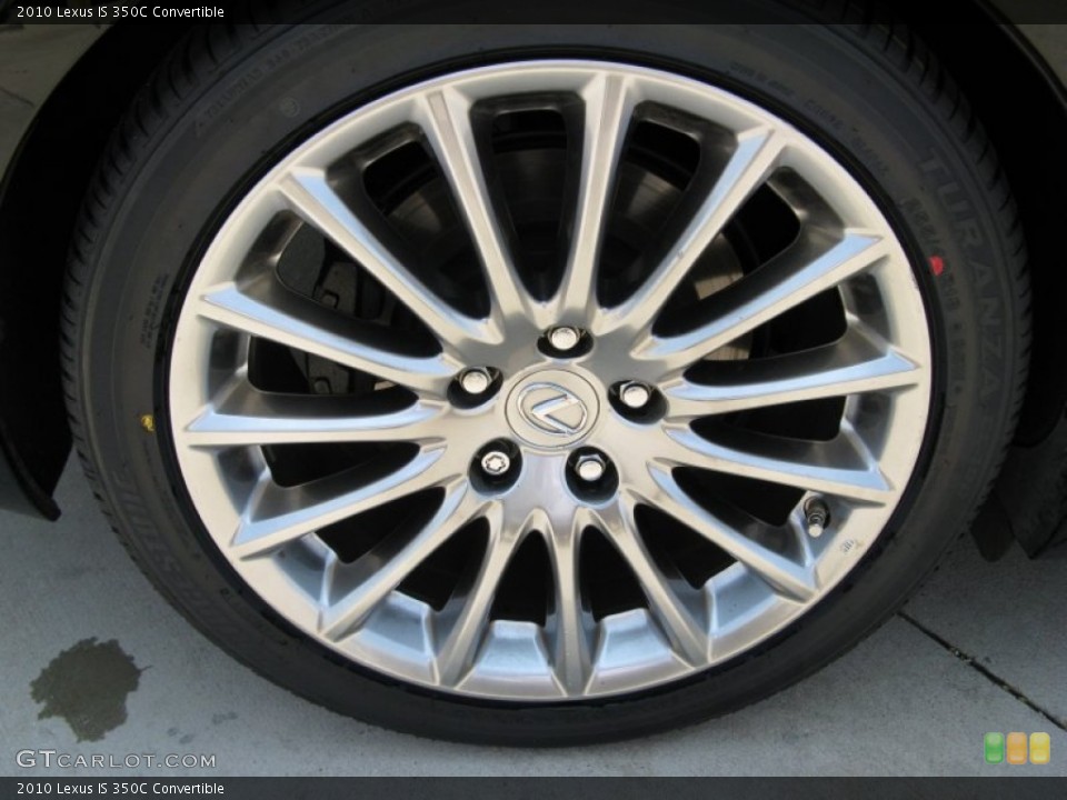 2010 Lexus IS 350C Convertible Wheel and Tire Photo #50183474