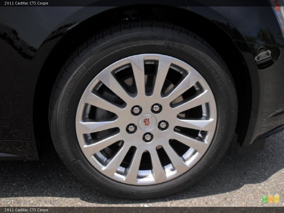 2011 Cadillac CTS Coupe Wheel and Tire Photo #50185409