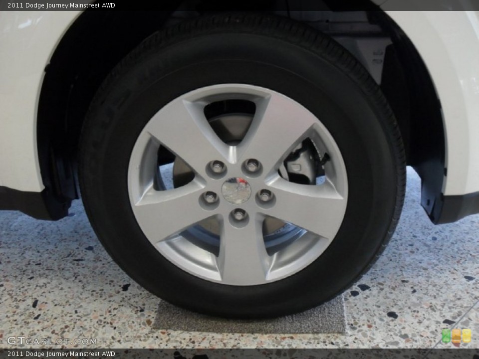 2011 Dodge Journey Mainstreet AWD Wheel and Tire Photo #50192424