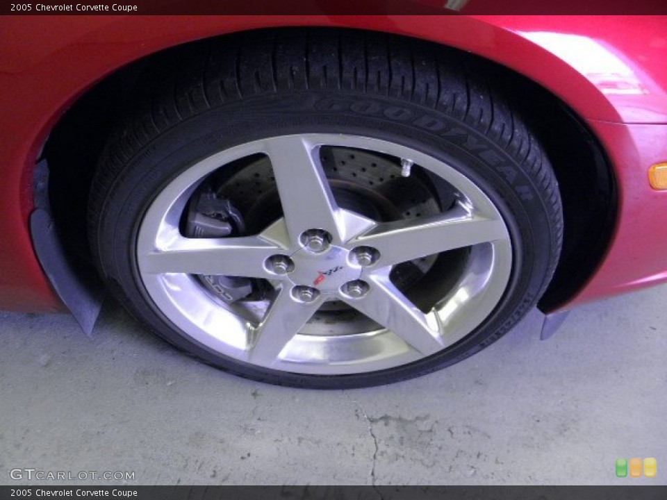 2005 Chevrolet Corvette Coupe Wheel and Tire Photo #50199648