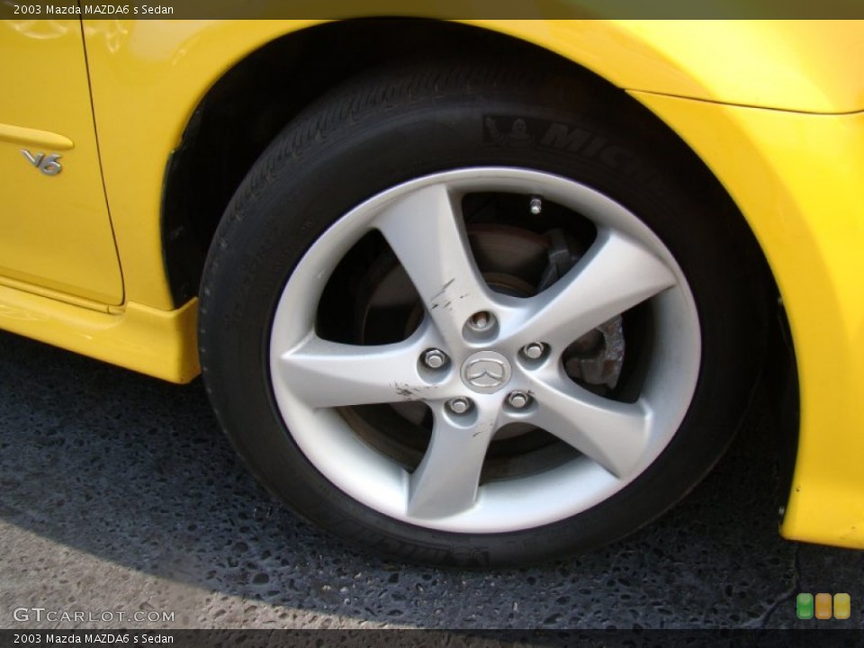2003 Mazda MAZDA6 s Sedan Wheel and Tire Photo #50201124